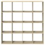 Regalbrett aus Sonoma-Eichen-Ingenieurholz 137,5x29x137,5 cm von , Bücherregale und Regale - Ref: Foro24-3310291, Preis: 131,...