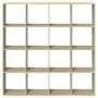 Regalbrett aus Sonoma-Eichen-Ingenieurholz 137,5x29x137,5 cm von , Bücherregale und Regale - Ref: Foro24-3310291, Preis: 125,...