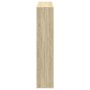Engineered wood bookshelf in Sonoma oak 137.5x29x137.5 cm by , Bookcases and shelves - Ref: Foro24-3310291, Price: 131,64 €, ...