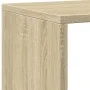 Engineered wood bookshelf in Sonoma oak 137.5x29x137.5 cm by , Bookcases and shelves - Ref: Foro24-3310291, Price: 125,78 €, ...