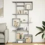 Engineered wood bookshelf in Sonoma grey, 92x29x188 cm. by , Bookcases and shelves - Ref: Foro24-3310321, Price: 125,51 €, Di...