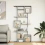 Engineered wood bookshelf in Sonoma grey, 92x29x188 cm. by , Bookcases and shelves - Ref: Foro24-3310321, Price: 125,51 €, Di...