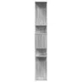 Engineered wood bookshelf in Sonoma grey, 92x29x188 cm. by , Bookcases and shelves - Ref: Foro24-3310321, Price: 125,51 €, Di...