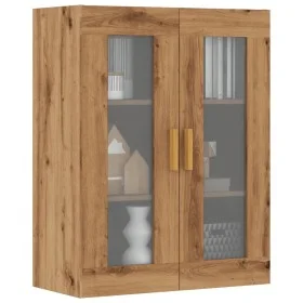 Handcrafted oak wall-mounted hanging cabinet 69.5x34x90 cm by , Sideboards - Ref: Foro24-857044, Price: 105,04 €, Discount: %