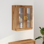 Handgefertigter Wandhängeschrank aus Eichenholz 69,5x34x90 cm. von , Sideboards - Ref: Foro24-857044, Preis: 108,15 €, Rabatt: %