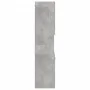 Wall-mounted bathroom cabinet in gray concrete engineered wood, 30x30x130 cm. by , Bathroom furniture - Ref: Foro24-856220, P...