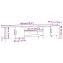 Mueble de TV madera ingeniería madera envejecida 180x31,5x40 cm de , Muebles TV - Ref: Foro24-857143, Precio: 119,87 €, Descu...