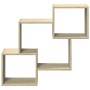 Armario de pared madera de ingeniería roble sonoma 78x18x71 cm de , Estantes y estanterías - Ref: Foro24-854807, Precio: 30,0...