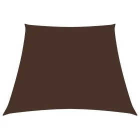 Brown oxford fabric trapezoidal sail awning 3/4x3 m by vidaXL, Umbrellas - Ref: Foro24-135847, Price: 36,82 €, Discount: %