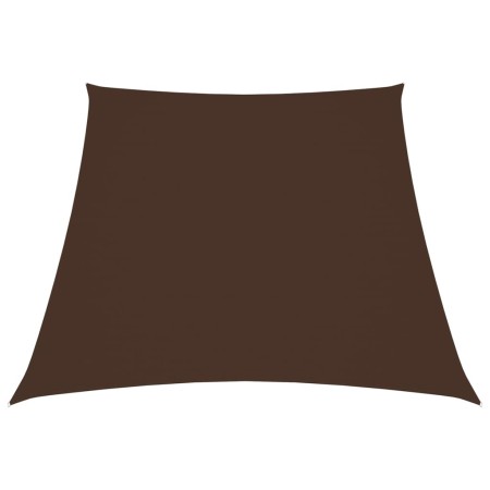 Trapezförmige Segelmarkise aus braunem Oxford-Stoff, 3/4 x 3 m von vidaXL, Sonnenschirme - Ref: Foro24-135847, Preis: 37,44 €...