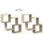 Engineered wood wall cabinet in Sonoma oak, 78x18x71 cm by , Shelves and shelves - Ref: Foro24-854807, Price: 29,62 €, Discou...