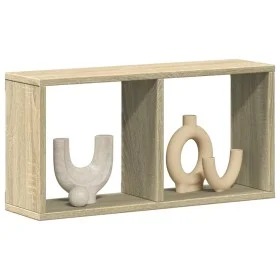 Engineered wood wall cabinet in Sonoma oak, 60x16x30 cm by , Shelves and shelves - Ref: Foro24-854879, Price: 20,49 €, Discou...