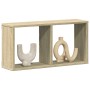 Armario de pared madera de ingeniería roble sonoma 60x16x30 cm de , Estantes y estanterías - Ref: Foro24-854879, Precio: 21,4...