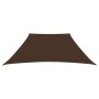 Toldo de vela trapezoidal de tela oxford marrón 3/4x3 m de vidaXL, Sombrillas - Ref: Foro24-135847, Precio: 37,44 €, Descuent...