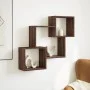 Engineered wood brown oak wall unit 78x18x71 cm by , Shelves and shelves - Ref: Foro24-854811, Price: 27,89 €, Discount: %