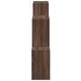 Engineered wood brown oak wall unit 78x18x71 cm by , Shelves and shelves - Ref: Foro24-854811, Price: 28,27 €, Discount: %