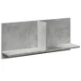 Wall-mounted cabinet made of gray concrete wood engineering 70x16.5x30 cm by , Shelves and shelves - Ref: Foro24-854853, Pric...