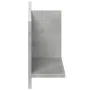 Wall-mounted cabinet made of gray concrete wood engineering 70x16.5x30 cm by , Shelves and shelves - Ref: Foro24-854853, Pric...