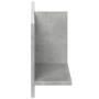 Wandregal aus grauem Beton-Holzverbundwerkstoff 70x16,5x30 cm von , Regale und Regale - Ref: Foro24-854853, Preis: 23,05 €, R...