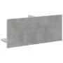 Wall-mounted cabinet made of gray concrete wood engineering 70x16.5x30 cm by , Shelves and shelves - Ref: Foro24-854853, Pric...