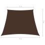 Trapezförmige Segelmarkise aus braunem Oxford-Stoff, 3/4 x 3 m von vidaXL, Sonnenschirme - Ref: Foro24-135847, Preis: 37,44 €...