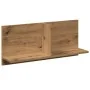 Engineered oak wood handmade wall cabinet 70x16.5x30 cm by , Shelves and shelves - Ref: Foro24-854858, Price: 24,31 €, Discou...