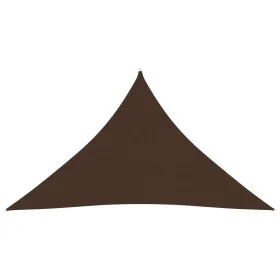 Toldo de vela triangular tela Oxford marrón 3,5x3,5x4,9 m by vidaXL, Umbrellas - Ref: Foro24-135835, Price: 31,64 €, Discount: %