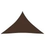Toldo de vela triangular tela Oxford marrón 3,5x3,5x4,9 m by vidaXL, Umbrellas - Ref: Foro24-135835, Price: 31,64 €, Discount: %