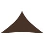 Toldo de vela triangular tela Oxford marrón 3,5x3,5x4,9 m by vidaXL, Umbrellas - Ref: Foro24-135835, Price: 30,40 €, Discount: %