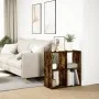 Rauchige Eichenholz-Trennwand-Bibliothek 69,5x29x69,5 cm von , Bücherregale und Regale - Ref: Foro24-858007, Preis: 41,27 €, ...