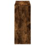 Smoked oak wood divider bookcase 69.5x29x69.5 cm by , Bookcases and shelves - Ref: Foro24-858007, Price: 41,87 €, Discount: %