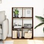 Holzregal Raumteiler Ingenieurwesen Braun Eiche 69,5x29x103,5cm von , Bücherregale und Regale - Ref: Foro24-858018, Preis: 56...