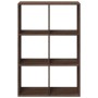 Holzregal Raumteiler Ingenieurwesen Braun Eiche 69,5x29x103,5cm von , Bücherregale und Regale - Ref: Foro24-858018, Preis: 56...