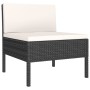 10-piece garden furniture set with black synthetic rattan cushions by vidaXL, Garden sets - Ref: Foro24-3056974, Price: 925,4...