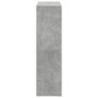 Bücherregal mit Trennwand aus Holz in Grau-Betonoptik, 102x29x103,5 cm. von , Bücherregale und Regale - Ref: Foro24-858051, P...