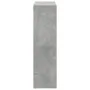 Divider bookcase made of gray concrete and wood, 102x29x103.5 cm by , Bookcases and shelves - Ref: Foro24-858051, Price: 69,9...
