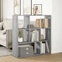 Regalbrett aus grauer Sonoma-Ingenieurholz-Trennwand 102x29x103,5 cm. von , Bücherregale und Regale - Ref: Foro24-858053, Pre...