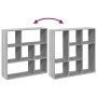 Regalbrett aus grauer Sonoma-Ingenieurholz-Trennwand 102x29x103,5 cm. von , Bücherregale und Regale - Ref: Foro24-858053, Pre...