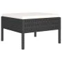 10-teiliges Gartenmöbel-Set synthetische Rattankissen schwarz von vidaXL, Gartensets - Ref: Foro24-3056974, Preis: 908,23 €, ...