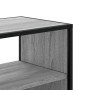 TV-Möbel aus Eichenholz und Metall, 100x31x39,5 cm, rauchige Eiche. von , TV-Möbel - Ref: Foro24-848937, Preis: 57,86 €, Raba...