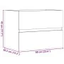Mueble de baño madera de ingeniería envejecida 60x38,5x45 cm de , Muebles de baño - Ref: Foro24-856243, Precio: 51,50 €, Desc...