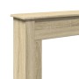 Kaminholzregal aus Eichenholz in Sonoma-Farbe, 75x20x87,5 cm. von , Zubehör für Holzöfen und Kamine - Ref: Foro24-854582, Pre...