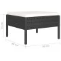 10-teiliges Gartenmöbel-Set synthetische Rattankissen schwarz von vidaXL, Gartensets - Ref: Foro24-3056974, Preis: 908,23 €, ...