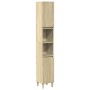 Set de muebles de baño 3 pzas madera contrachapada roble Sonoma de , Muebles de baño - Ref: Foro24-3325079, Precio: 182,07 €,...