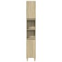 Set de muebles de baño 3 pzas madera contrachapada roble Sonoma de , Muebles de baño - Ref: Foro24-3325079, Precio: 182,07 €,...