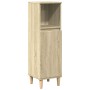 Set de muebles de baño 3 pzas madera contrachapada roble Sonoma de , Muebles de baño - Ref: Foro24-3325079, Precio: 182,07 €,...