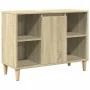 3-piece bathroom furniture set made of Sonoma oak plywood. by , Bathroom furniture - Ref: Foro24-3325079, Price: 179,84 €, Di...
