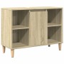 Set de muebles de baño 3 pzas madera contrachapada roble Sonoma de , Muebles de baño - Ref: Foro24-3325079, Precio: 182,07 €,...