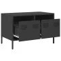 TV-Möbel aus schwarzem kaltgewalztem Stahl, 68x39x43,5 cm. von , TV-Möbel - Ref: Foro24-851232, Preis: 66,19 €, Rabatt: %