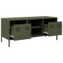 TV-Möbel aus kaltgewalztem Stahl in Olivgrün 101,5x39x43,5 cm von , TV-Möbel - Ref: Foro24-851302, Preis: 89,15 €, Rabatt: %